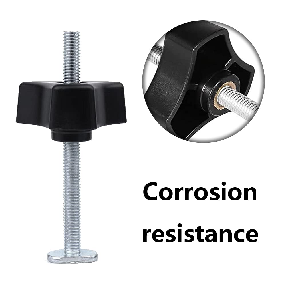 Set Guide A T In Lega Di Alluminio – 2 Guide Da 400 Mm Con Cursori M8/M6 E Viti, Per Lavorazione Legno E Metall