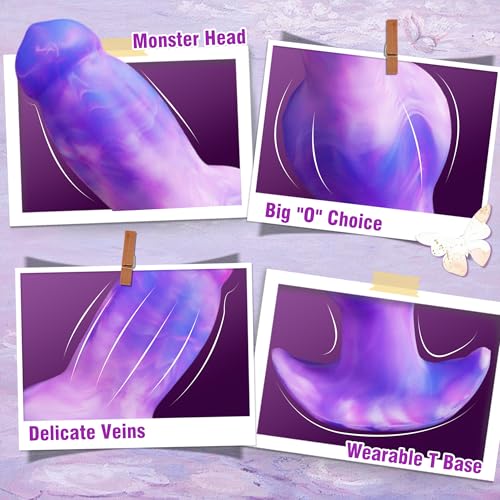 5.7" Fantasy Thrusting Butt Plug, Monster Knot Dildo Vibrating Butt Plug - Image 3