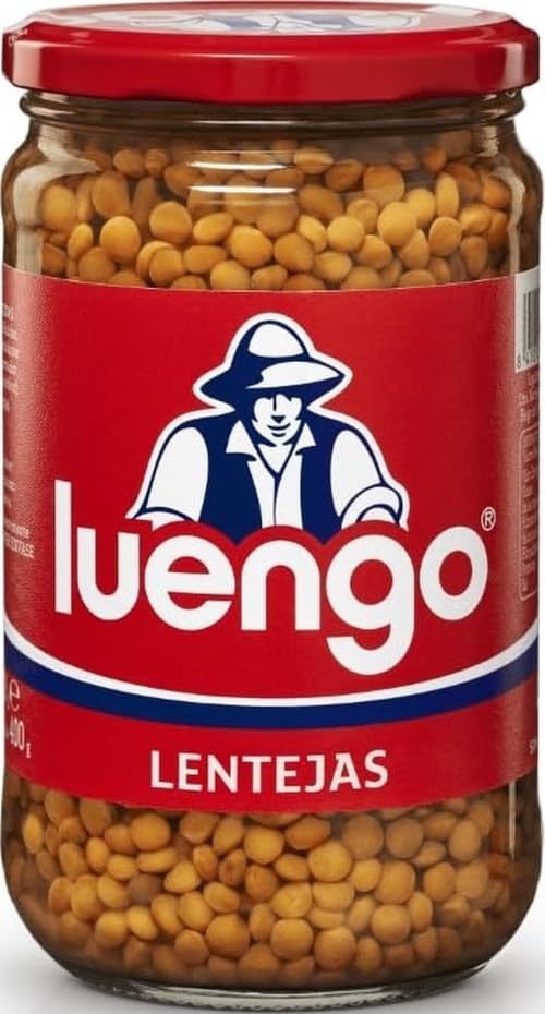 Luengo Lenteja Cocida en Frasco, 570g