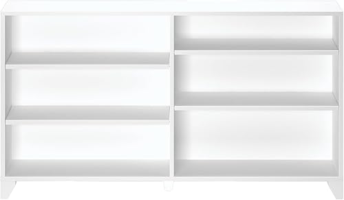 Miniatura 30 de Max & Lily Estantería clásica de arcilla con 3 estantes Arcilla,Blanco,Gris,https://www.amazon.com/dp/undefined