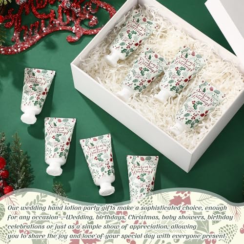 Image of 50 Pcs Christmas Hand Cream Gifts Bulk 1 oz Favors Leaves