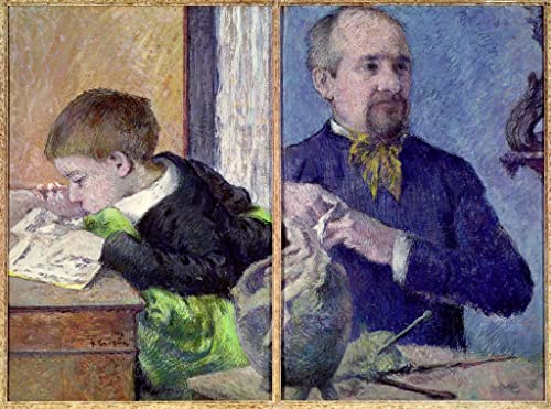 Affiches d'Art Portrait Gauguin Tableau Peinture Décorative 60x90