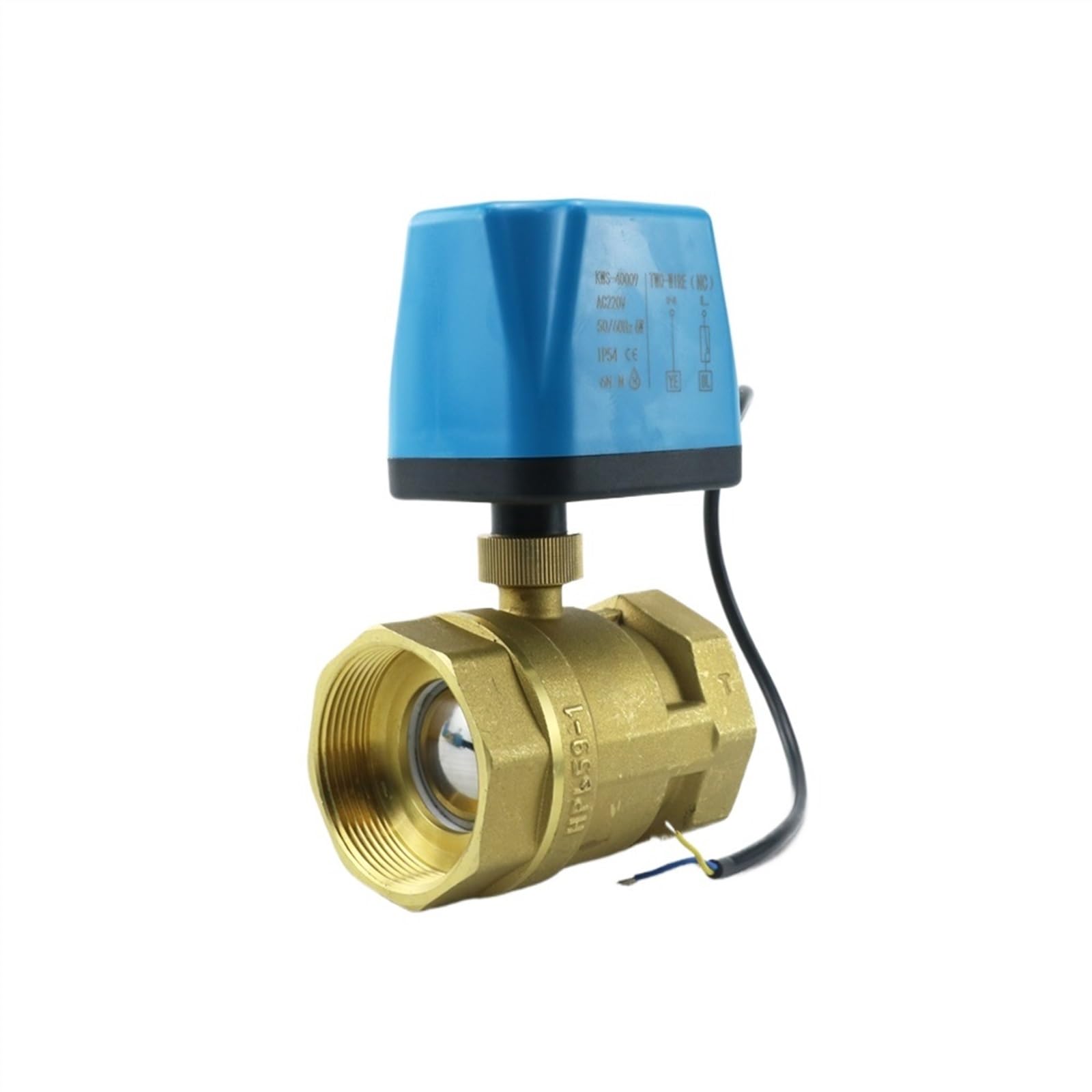 Vanne électromagnétique normalement fermée en laiton massif DN25 longévité maximale