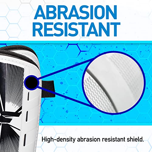 image for Franklin Sports Soccer Shin Guards for Youth + Adults - Superlight Shi