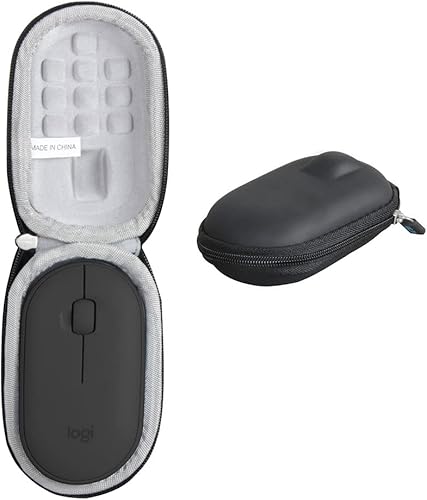 Miniatura 7 de Anleo Estuche de viaje para Logitech Pebble M350  Logitech M355 ratón inalámbrico portátil (rosa)
