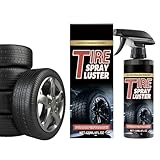 Peufcmi Reifen Glanz Spray,120 Milliliter Reiniger Für Felgenpflege - Reifen Detail Spray - Für Geländefahrzeug, Zuhause, Freiluft, Automobil, Fahrzeug, Kraftfahrzeug, Stadt,