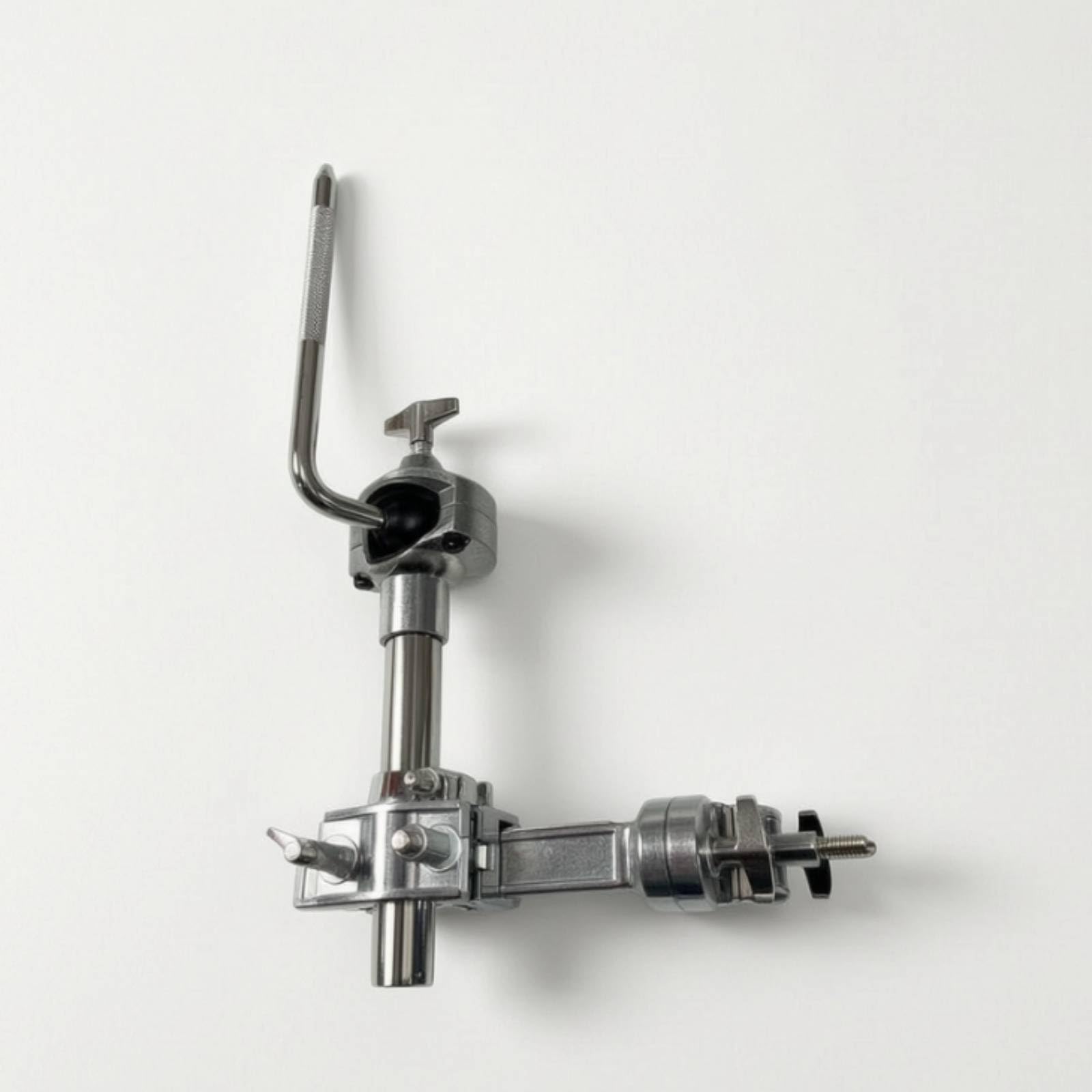 Amagogo Clamp per Batteria Morsetto Hardware Supporto Asta Staffa Regolabile in Metallo Durevole Fissaggio Sicuro Installazione Compatta Adatto a Batteristi Professionisti Sessioni Studio