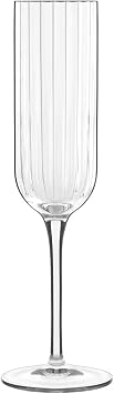Luigi Bormioli 11283/01 Bach 7 oz Champagne Flute Set of 4, Clear