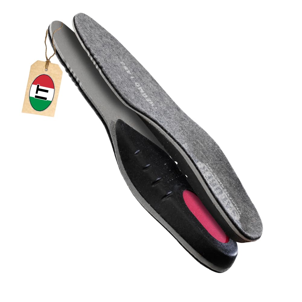 Solette Saluber Active Thermo 463, Pura Lana Vergine con membrana Isolante, Tecnologia Poron+ Ammortizzante, Solette Termiche ad Azione Defaticante, Uomo e Donna, Assorbono Shock (43)
