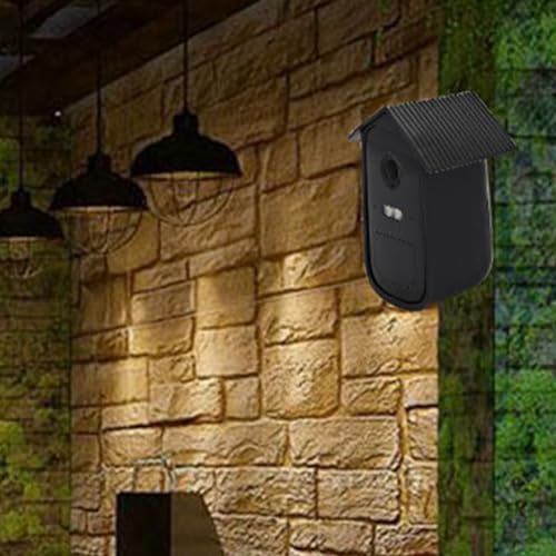 Funda protección cámara seguridad impermeable con visera parasol activa 6