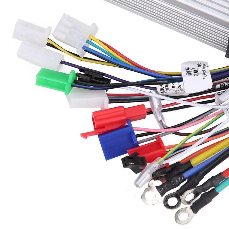 Centralina Bici Elettrica 48/60/64/72V 1000-1500W Regolatore Brushless for Bicicletta Elettrica 12 Tubo Dual Mode Rettangolare Regolatore del Motore di Velocità Brushless EBike centralina Monopattino