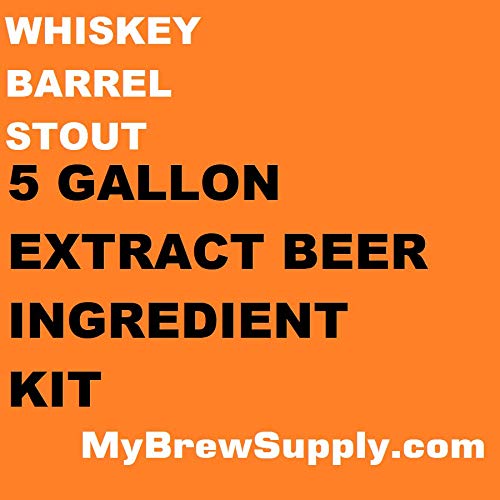 Whiskey Barrel Stout Homebrew 5 Gallon Beer Extract Ingredient Kit by My Brew Supply