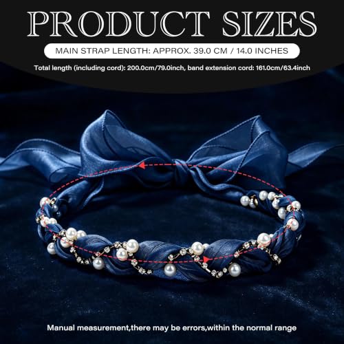 Image of Braided Cowboy Hat Bands for Men Women Cowgirl Hats Accessories