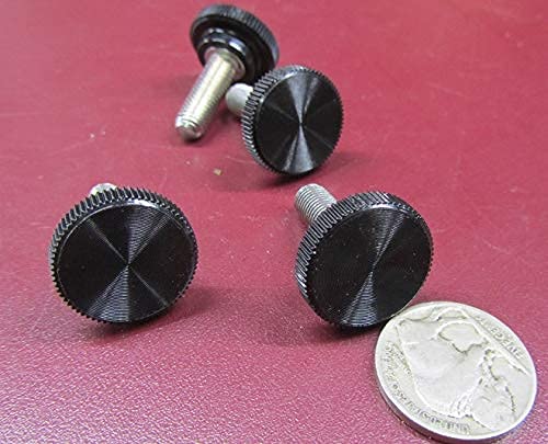 18-8 SS Plastic Head Knurled Thumb Screws FT 1/4-28 x .750" Length 10 Pcs