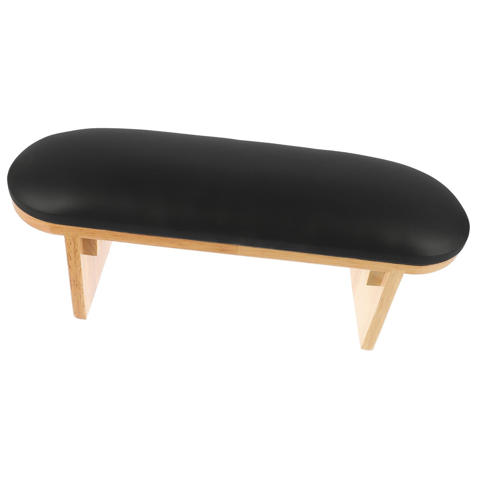 Toddmomy Poggiamano Unghie in Spugna Confortevole e Facile da Pulire per Salone Professionale di Manicure Supporto Resistente e Design Elegante Nero