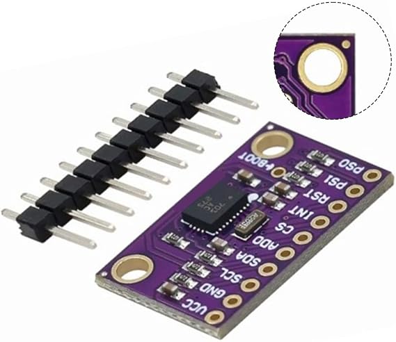 BNO085 IMU Sensor Module, 9-Axis with Onboard Fusion, Low for DRIFT for Advanced Motion Control in for Arduino