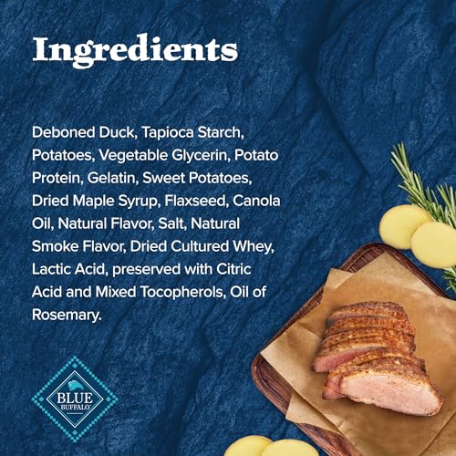 Blue Buffalo Wilderness Wild Bits Soft & Chewy Dog Treats, Grain-Free, Duck, 4 oz. - image 5