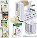 Spiralizer 7-Blade Vegetable Slicer, Strongest-and-Heaviest Spiral Slicer, Best Veggie Pasta Spaghetti Maker for Keto/Paleo/Non-Gluten, Comes with 4 Recipe Ebooks