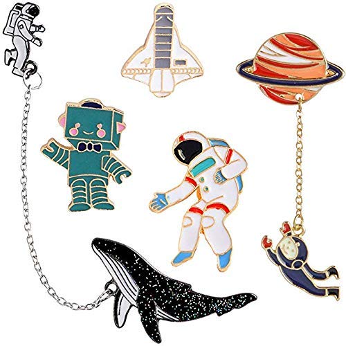 Preisvergleich Produktbild GuassLee Cute Emaille Anstecknadel Set - Cartoon Brosche Abzeichen für Kleidung Taschen Rucksäcke