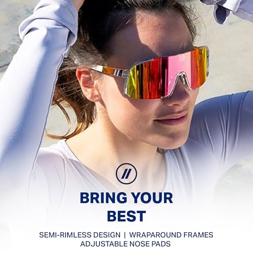 Image of Blenders Eyewear Expose - Polarized Sunglasses - Lightweight High-Performance Frame, Adjustable Nose Pads - 100% UV Protection - For Men & Women - Future Ruler