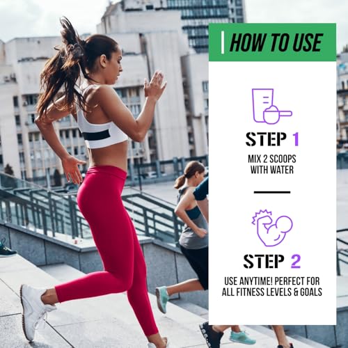 Image of EVL BCAAs Amino Acids Powder - BCAA Energy Pre Workout Powder for Muscle Recovery Lean Growth and Endurance - Rehydrating Post Workout Recovery Drink with 6 Key Electrolytes - Grape Splash