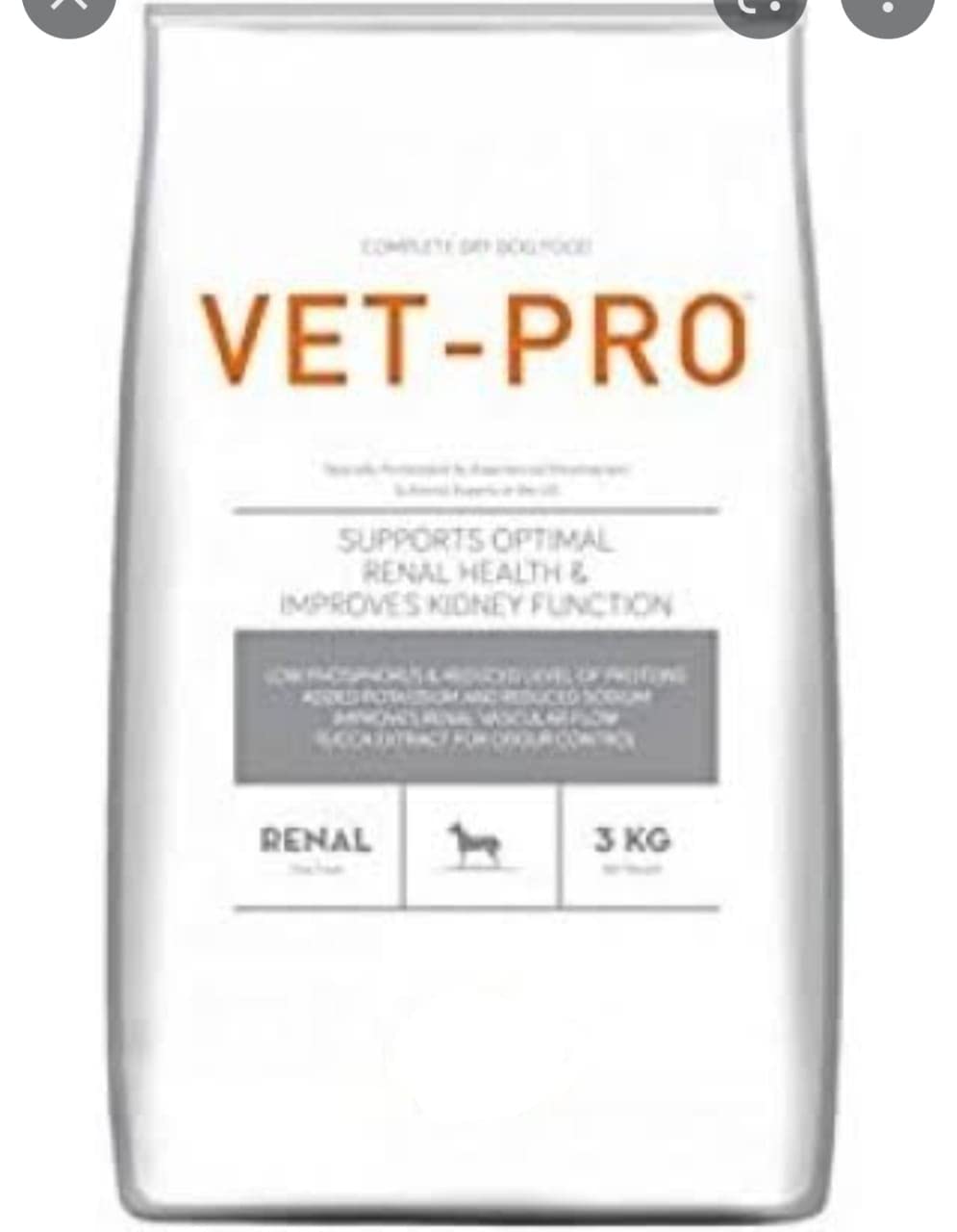 Vet PRO RENAL 3 KG Dog Food Prescription Diet and Improve Kidney Function (B0BLKPQXPT) Amazon Price History, Amazon Price Tracker