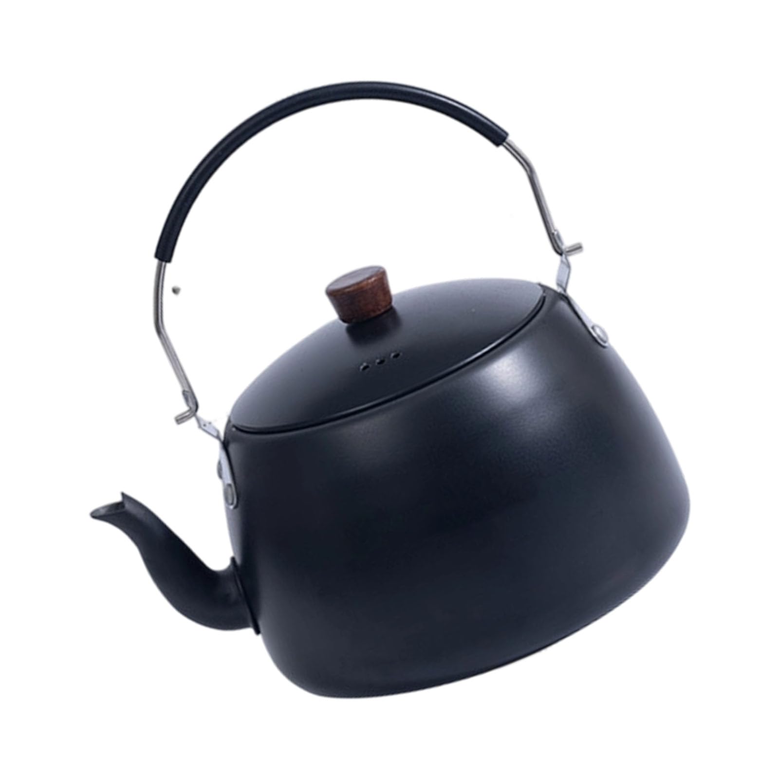 Tsophreniq Portable Alumina Coffee Kettle Fast Heating Design Water Boiler Travel Kettle Metal Texture Great for Outdoor Activity Portable Coffee Jar