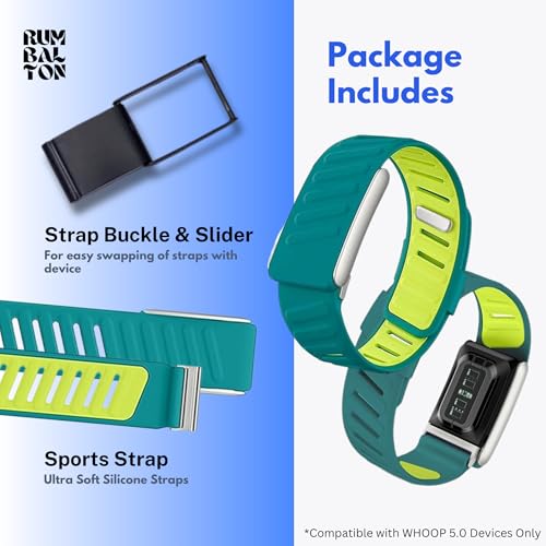 Image of Premium Sports Strap for Whoop 5.0 - One & Peak 2025 Released Band Replacement Strap Accessory | Ultra Soft Felt | Sweat Resistant, Silicone Band for Fitness, Workouts (Device Not Included)