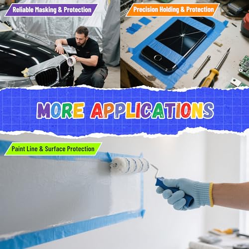 Ruban de masquage avec distributeur : adhésif multi-usage 277m - 5