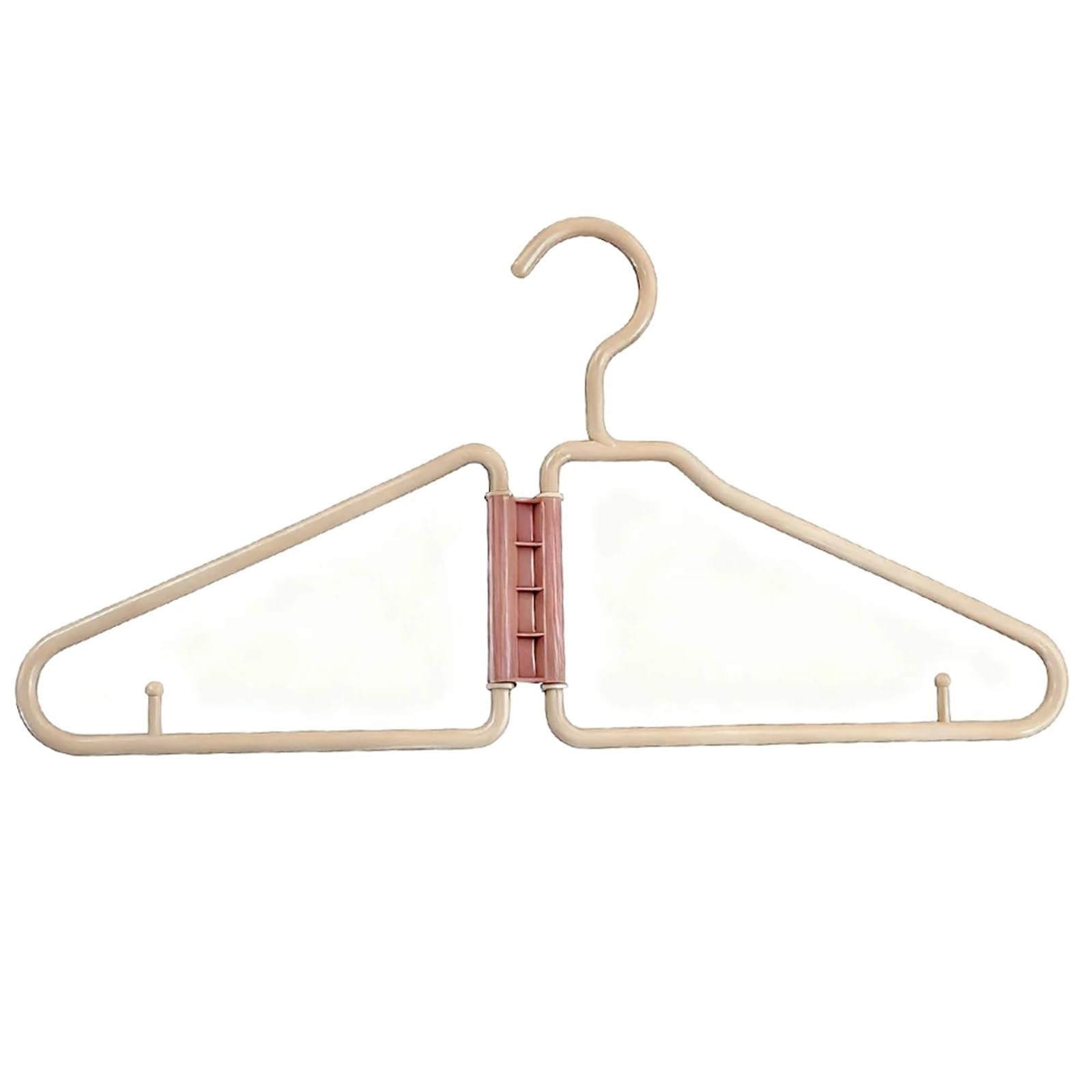 Travel Hangers Multifunctional Cloth Hanger Foldable Portable Travel Saving Space Ultra-Light Clothes Hangers(C)