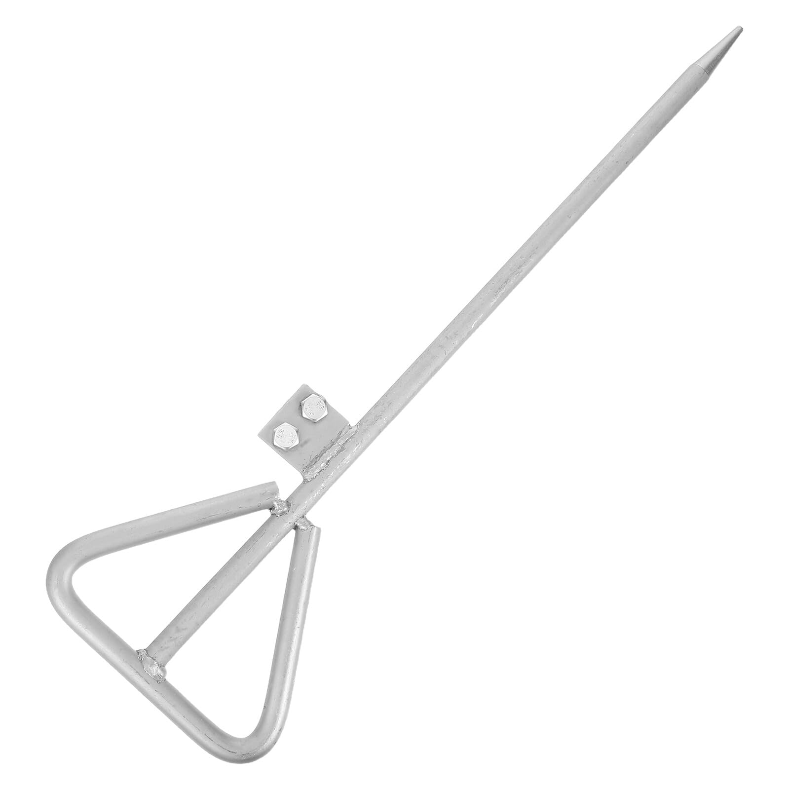 Asta Zincata di Messa Triangolare per Uso Domestico e Progetti Esterni Perno in Ferro Industriale per Connessione Stabile e Sicura di Impianti Elettrici Installazione Rapida e