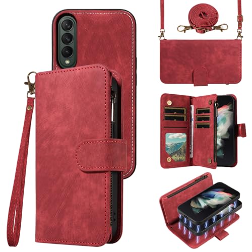 Housse Samsung Galaxy Z Fold 3 5G avec fermeture éclair pour libérer vos poches en voyage