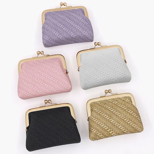 Women's Coin Purse Mini Coin Storage Bag Knitted Style Storage Bag Lightweight and Fashionable Women's Accessories3
