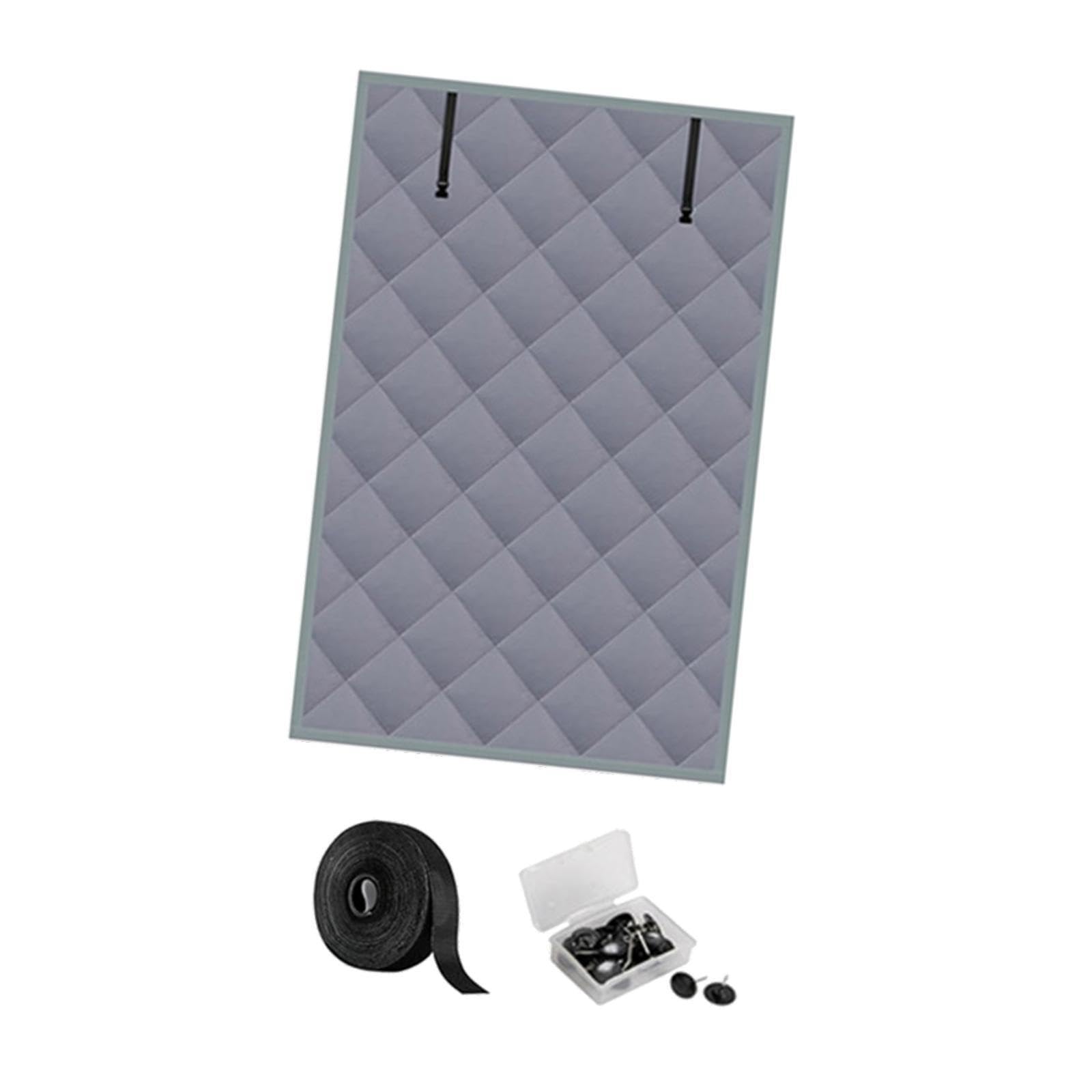 QIXCXAZ Blackout Shade And Winter Thermal Insulation Window Cover Solution For Cold Weather Featuring Easy Setup Blackout Shade Windproof Window Insulation