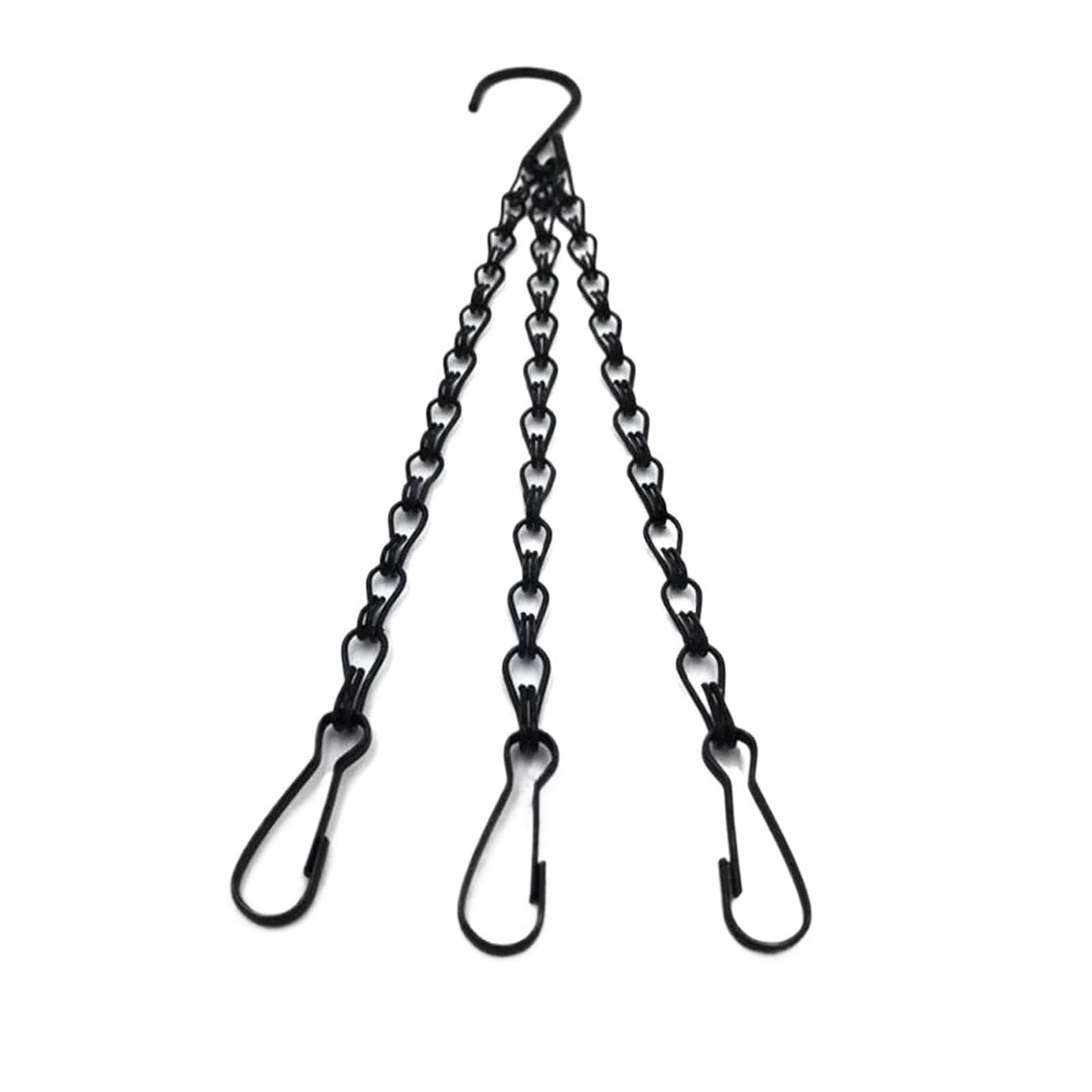 WUYXTO 4 Pcs Hanging Basket Flower Pot Chain Hydroponic Plants Plant Grow Tools Garden Decorations With 3 Hooks For plant