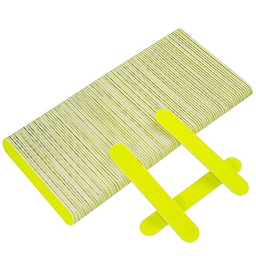 Mini limas de uñas a granel (100 piezas), lima de uñas de doble cara para uñas naturales, juego de herramientas de manicura, lima de uñas colorida desechable para uso en el hogar, salón, tamaño de