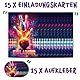 Vielucks® 15 x Filmgenre Einladungskarten - DIN A6 - Original - mit Aufkleber,Einladungskarten Kindergeburtstag Mädchen Junge,Geburtstagseinladungen,Party deko,Einladung Einschulung (Bowling)
