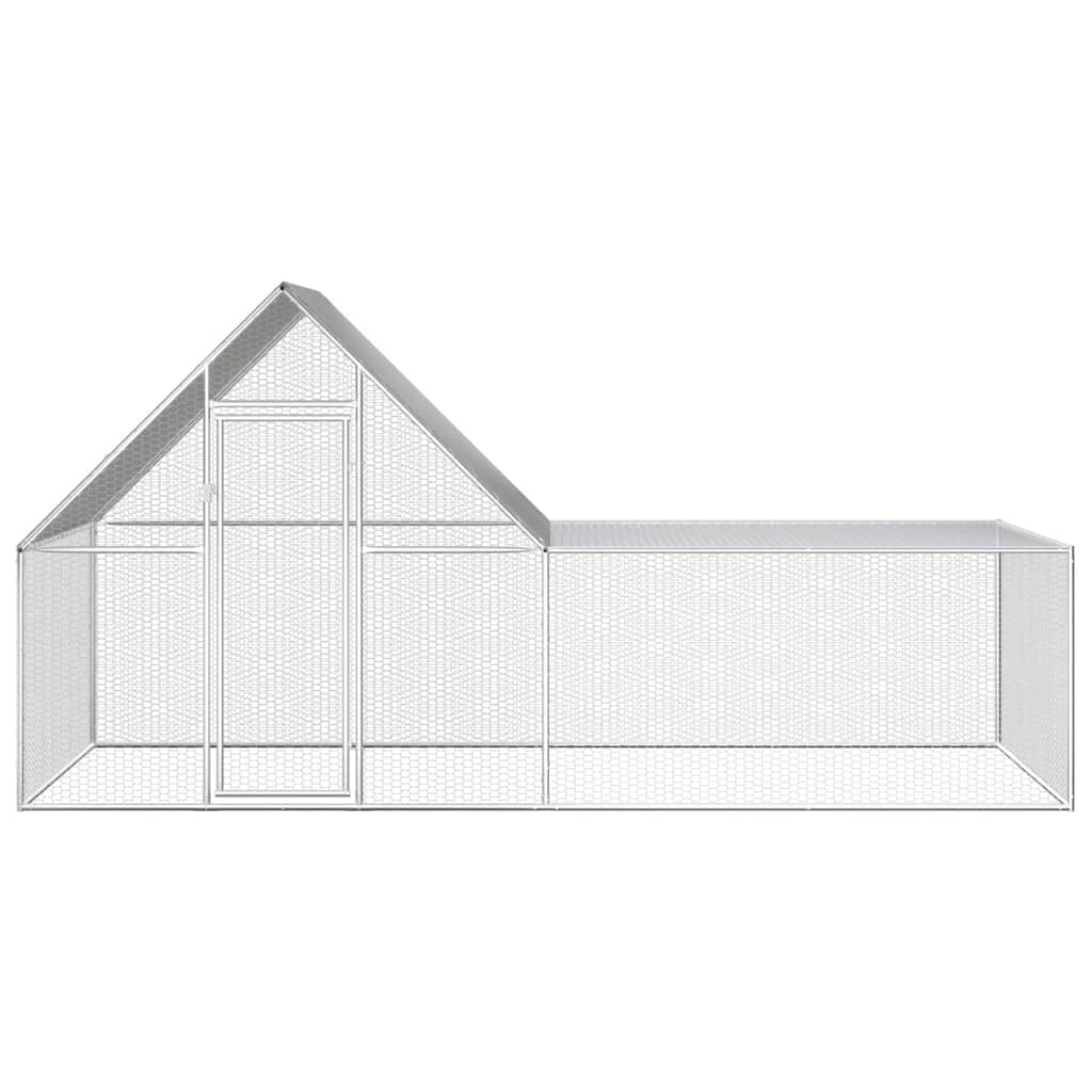 Kurnik 4 x 2 x 2 m stal ocynkowana