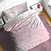 Jay Franco Hello Kitty Queen Comforter Set - 7 Piece Bedding Includes Sheet Set & Pillow Covers - Super Soft Pink Bedding #3