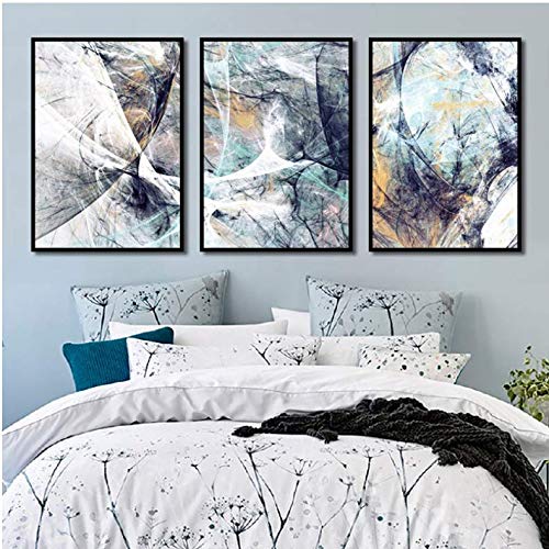 Affiche art abstrait moderne style graffiti splash pour décoration murale salon 50x70cm sans cadre