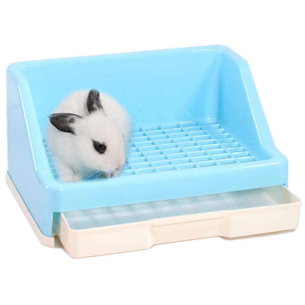 Lettiera per animali domestici, cassetto per conigli, vasino, comodo bagno per porcellini d'India, accessori per furetti, conigli, scoiattoli, maiale