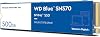 Western Digital WDS500G3B0C-EC Internal SSD, 500 GB, WD Blue, SN570, Reads Up to 3,500 MB/sec, M.2-2280, NVMe