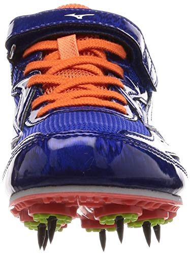 [ミズノ] 陸上スパイク シティウスウィング 2 ブルー×ホワイト×オレンジ 22.0 cm 2E 2枚目