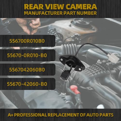 Image of Dasbecan Rear View Back Up Camera for Subaru Legacy Outback 2010-2014 HD | With Bracket Night Vision Waterproof Sturdy ABS Shell Reversing Parking Assist Camera Replaces 86267AJ10B 86267AJ10A