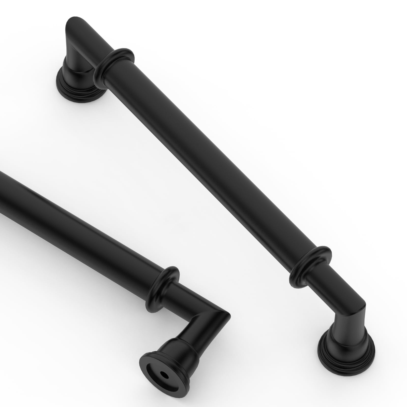 Asidrama 10 Pack 5 Inch(128mm) Matte Black Kitchen Cabinet Handles, Cabinet Pulls Kitchen Cabinet Hardware for Cupboard Drawer Pulls — Amazon image 22