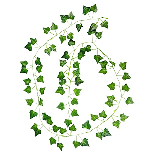 1 Pc 210Cm Artificial Green Plants Hanging Ivy Leaves Radish Seaweed Grape Fake Flowers Vine Home Garden Wall Party Decoration #TOP15