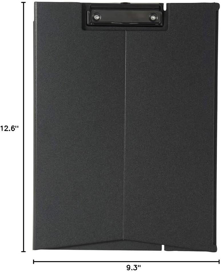 Nakabayashi QB-STA4E-BK Stand Clipboard, Black