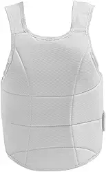 Vaveren Protetor de tórax para karatê, protetor corporal, colete versátil para proteção abdominal, ideal para treinamento de kickboxing e sparring.