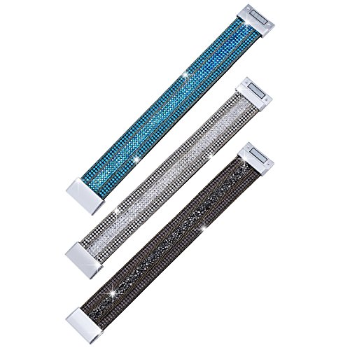 Morella damesarmband, glitterarmband met zirkoniastenen en magneetsluiting - Image 5