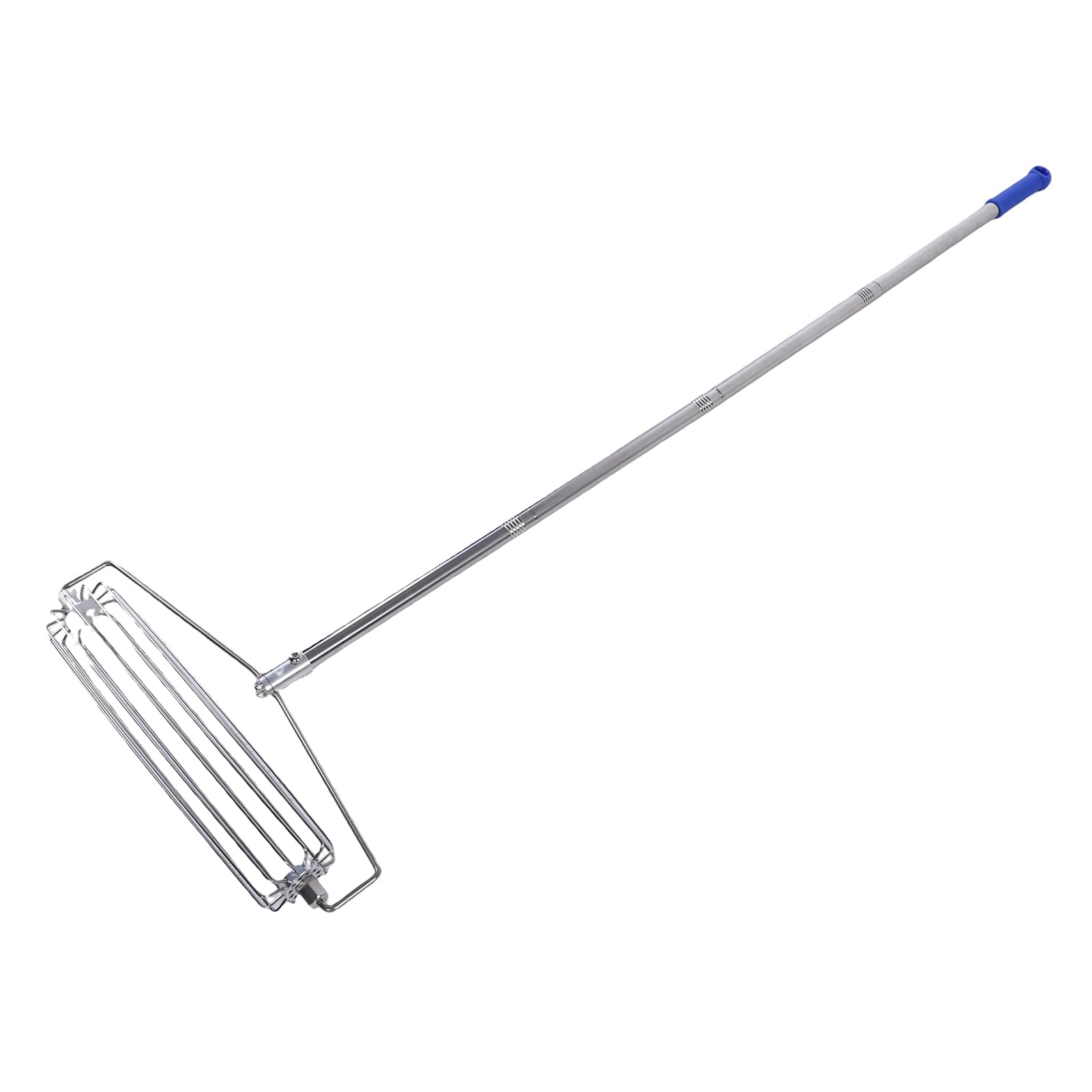 FILFEEL Rastrillo para Búnker de de 4.5 Pies – Rodillo de Acero Inoxidable 304 para Nivelación de en Fosos, Campos de Béisbol y Campos, Playas y Jardines – Rastrillo de Trampa de Inoxidable con de